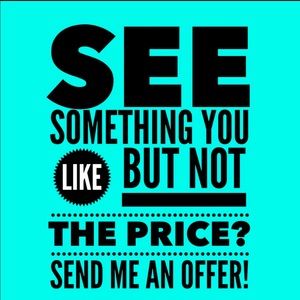 I love offers!! 😁